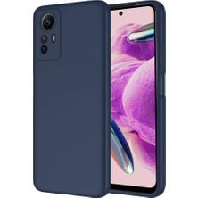 Fibaks Xiaomi Redmi Note 12S Kılıf Kamera Çıkıntılı Içi Kadife Lansman Yumuşak Dokulu Silikon Kapak