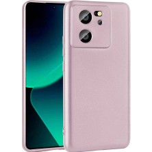 Fibaks Xiaomi 13T Pro Kılıf Yumuşak Dokulu Kamera Korumalı Ince Mat Renkli Premier Silikon Kapak