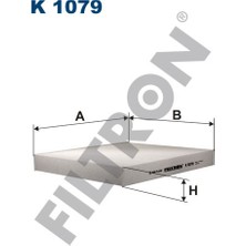Filtron Polen Filtresi Polo 07 Corodoba-Ibıza Iv 02-09 Ibıza V 09 1.2-1.4-1.4 16V-1.4TDI-1.8T-1.9TDI