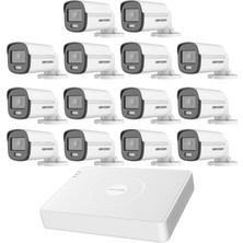 Hikvision 14 Kameralı Renkli Ahd Güvenlik Kamera Seti