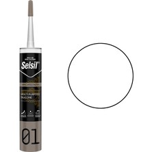 Selsil Genel Amaçlı Silikon Beyaz 280 Gr. - 1 Adet