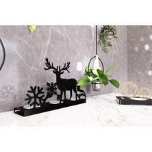 M&c Concept Yılbaşı Model-3 3'lü Metal Mumluk - Siyah