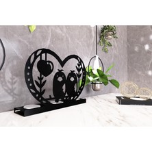 M&c Concept Love Birdy 3'lü Metal Mumluk - Siyah