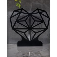 M&c Concept Kalp Tekli Metal Mumluk - Siyah