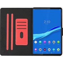 YKD Store Samsung Galaxy Tab A8 Için Deri Tablet Kılıfı 10.5 2021 Kırmızı (Yurt Dışından)