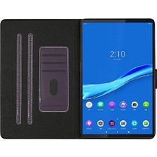 Samsung Galaxy Tab A8 Için Deri Tablet Kılıfı 10.5 2021 Mor (Yurt Dışından)