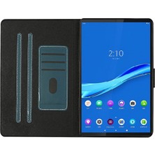 YKD Store Samsung Galaxy Tab A8 Için Deri Tablet Kılıfı 10.5 2021 Koyu Yeşil (Yurt Dışından)