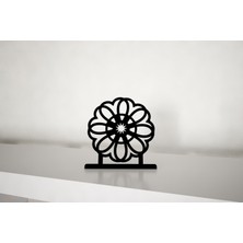 M&c Concept Motif Model - 4 Metal Masa Süsü - Biblo - Siyah