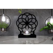 M&c Concept Motif Model -1 Tekli Metal Mumluk - Siyah