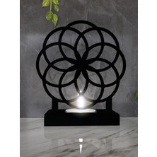 M&c Concept Motif Model -1 Tekli Metal Mumluk - Siyah