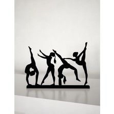 M&c Concept Dance Metal Masa Süsü - Biblo - Siyah