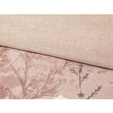 English Home Sweet Spring Dijital Baskılı Soft Cotton Çift Kişilik Nevresim Takımı Gül Kurusu