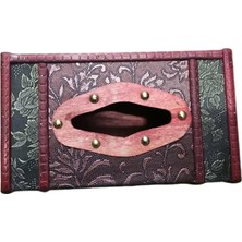 Baltato Ahşap Dikdörtgen Kutu Peçetelik Kutusu 21X21X11CM B (Yurt Dışından)