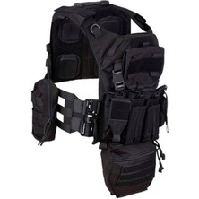 Vav ATTAC02 Airsoft Vest Siyah Hücum Yeleği