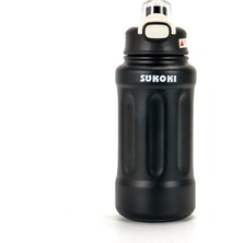 Shuangyou 800ML.PASLANMAZ Çelik Termos Bardak Portatif Kettle-Siyah (Yurt Dışından)