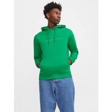 Jack & Jones Kabartma Baskili Kapüsonlu Sweatshirt - Star