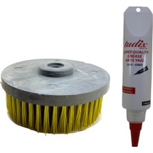 Tudix Fgd Motorlu Tırpan Halı Yıkama Fırçası Tüm Model Uyumlu Gres Yağı