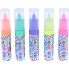 Globox Baskılı Fosforlu Kalem 5 Farklı Renklerde