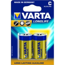 Varta LongLife Alkalin C Pil 2 Li