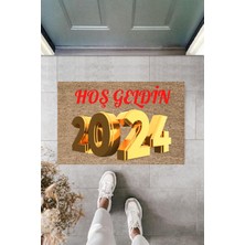Stok Shop Kapı Önü Paspası Yeni Yıl Konsepti Dijital Baskı PY-175111128