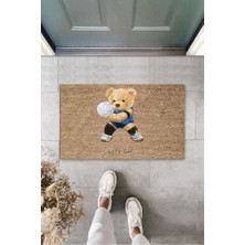 Stok Shop Dijital Let S Go Ayıcık Bej Kapı Paspası Dış Mekan Paspas K-3176