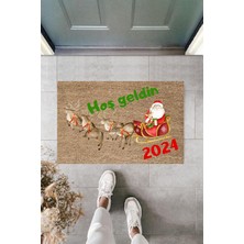 Stok Shop Kapı Önü Paspası Yeni Yıl Konsepti Dijital Baskı PY-175111141