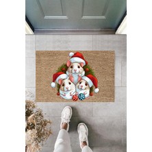 Stok Shop Kapı Önü Paspası Yeni Yıl Konsepti Dijital Baskı PY-175111206