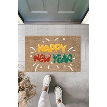 Stok Shop Kapı Önü Paspası Yeni Yıl Konsepti Dijital Baskı PY-175111220