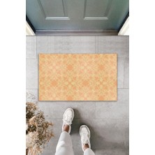 Stok Shop Dekoratif Dijital Baskı Yavruağzı Motif Dış Mekan Paspas K-2086