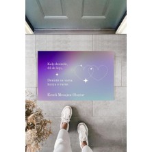Stok Shop Dijital Baskı Kişiye Özel Iç Kapı Dekorasyon Paspas PS11309