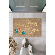 Stok Shop Kapı Önü Paspası Yeni Yıl Konsepti Dijital Baskı PY-175111191