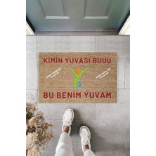 Stok Shop Dijital Baskı Kişiye Özel Iç Kapı Dekorasyon Paspas  PS11273
