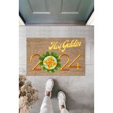 Stok Shop Kapı Önü Paspası Yeni Yıl Konsepti Dijital Baskı PY-175111179