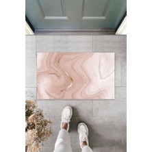 Stok Shop Dijital Modern Dalgalı Pudra Kapı Paspası Dış Mekan Paspas K-3116