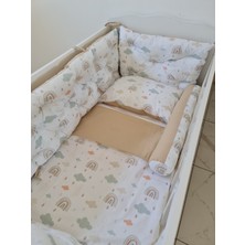 Babynest Dünyası 60X120 Çift Yönlü Beşik 4 Kenar Koruma (Yılan Yastık +)