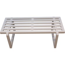 Diva Ahşap Bench Modeli Dalbs-B 001(BEYAZ Renk Bench