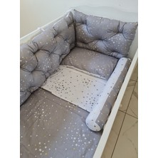 Babynest Dünyası 60X120 Çift Yönlü Beşik 4 Kenar Koruma (Yılan Yastık +)