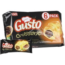 Cici Gusto Kruvasan Çikolatalı 40 Gr. 6 Adet (1 Kutu)