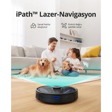 Anker Eufy Clean Robovac L35 Hybrid Islak Kuru Robot Süpürge - Sert Zemin ve Halıya Uygun - iPath Laser Navigasyon - 3200Pa - T2194 (Anker Türkiye Garantili)