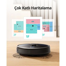 Anker Eufy Clean Robovac L35 Hybrid Islak Kuru Robot Süpürge - Sert Zemin ve Halıya Uygun - iPath Laser Navigasyon - 3200Pa - T2194 (Anker Türkiye Garantili)