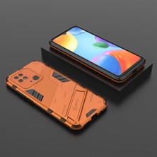 4U Sky Xiaomi Redmi Için 10C Kickstand Telefon Kasası Sert Pc Yumuşak Tpu Sert Çift Katman Koruması Telefon Kapak-Yay (Yurt Dışından)