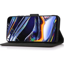 4U Sky Xiaomi Için Khazneh Redmi A1 4g Cüzdan Stand Telefon Kılıfı Dokulu Pu Deri Tam Koruma Iç Tpu Kapak Black (Yurt Dışından)