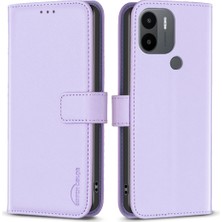 4U Sky Xiaomi Redmi A1 4g/a1+ 4g/a2 4g/a2+ 4g/poco C50 4g Deri Cüzdan Standı Kapak-Mor (Yurt Dışından)