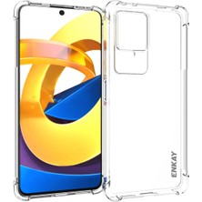 4U Sky Xiaomi Için Redmi K50 PRO/K50 Kristal Berraklığında Ince Kasa Düşme Koruması Tpu Kapak Dört Köşe Gelişmiş Kayma Önleyici Telefon Koruyucu (Yurt Dışından)