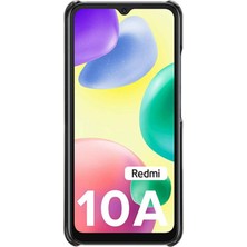 4U Sky Xiaomi Redmi Için 10A Şok Geçirmez Ince Kart Yuvaları Geri Geri Kılıf Anti-Çizelge Pu Deri Kaplamalı Sert Pc Kapak Black (Yurt Dışından)