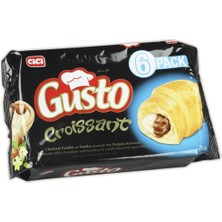 Cici Gusto Kruvasan Çikolata Vanilyalı 45 gr. 6 Adet (1 Kutu)