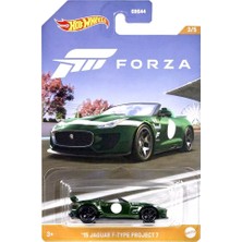 Hot Whels Hot Wheels Temalı Arabalar Auto Forza 15 Jaguar F-Type Project 7 HLK27