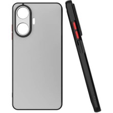 Smcase Realme C55 Kılıf Hux Kamera Korumalı Silikon Siyah