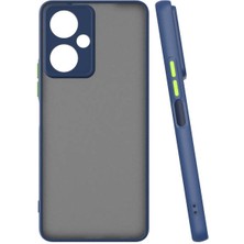Smcase Tecno Camon 19 Pro Kılıf Hux Kamera Korumalı Silikon Lacivert