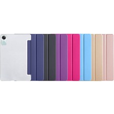 Smcase Xiaomi Redmi Pad Se 11 Kılıf Smart Cover Standlı Uyku Modlu SM11+NANO+KALEM Siyah